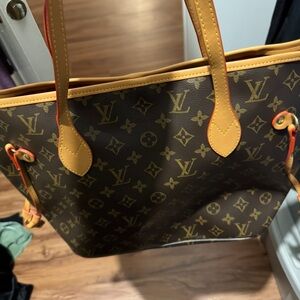 Brown Monogram Inspired Tote Bag